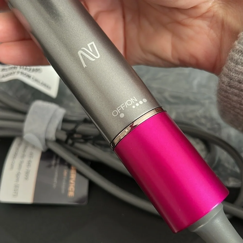 Nycoba 1-1/4” Ceramic Coated Curling Iron 6 Temperature Settings #MA1